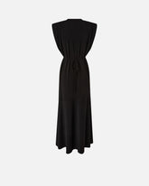 Sleeveless long dress with chain - | Pinko