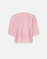 Camiseta corta con bordado PINKO desgastado - | Pinko