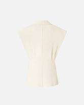 Giacca smanicata effetto rustico - | Pinko