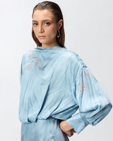 Robe midi fluide à imprimé bijou placé - | Pinko