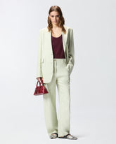 Giacca monopetto effetto rustico - | Pinko