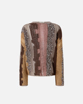 Jersey con incrustaciones de hilados a contraste - | Pinko