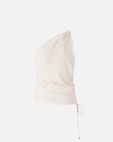 Top monospalla con nodo - | Pinko