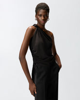 Haut asymétrique avec nœud - | Pinko
