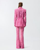 Blazer de encaje con botones joya - | Pinko