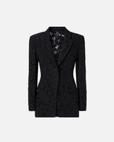 Blazer in pizzo con bottoni gioiello - | Pinko