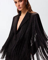 Combishort à franges all-over - | Pinko