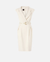 Midi wrap dress with belt - | Pinko