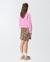Shorts with tiger print - | Pinko