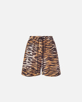 Shorts con stampa tigrata - | Pinko