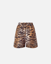 Shorts con stampa tigrata - | Pinko