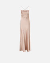 Abito slipdress lungo in satin - | Pinko