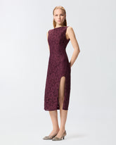 Kleid aus floraler Spitze mit Rückenausschnitt - | Pinko