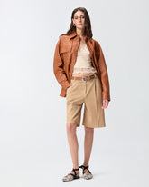 Bermudas con raya marcada - | Pinko