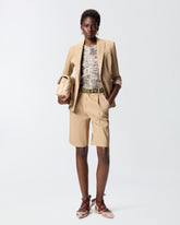 Giacca in misto lino - | Pinko
