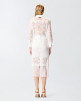 Camicia in tulle e pizzo - | Pinko