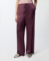 Pantaloni in satin - Rosso | Pinko