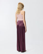 Pantaloni in satin - Rosso | Pinko