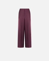 Pantaloni in satin - Rosso | Pinko