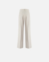 Flowing trousers with pressed pleat detail - Grey | Pinko