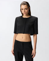 Veste spencer à boutons bijoux - | Pinko