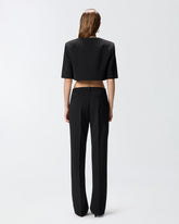 Giacca spencer con bottoni gioiello - | Pinko