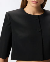 Veste spencer à boutons bijoux - | Pinko