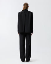 Stretch overshirt with pockets - | Pinko