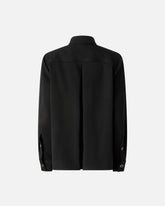 Stretch overshirt with pockets - Black | Pinko