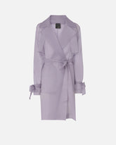 Trench in organza di seta - | Pinko