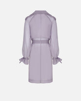 Trench in organza di seta - | Pinko