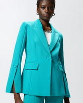 Jacket in technical canvas - Light blue | Pinko