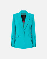 Jacket in technical canvas - Light blue | Pinko