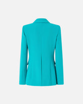 Jacket in technical canvas - Light blue | Pinko