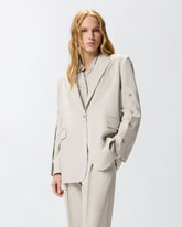 Fließende Jacke mit Schlitzen - | Pinko