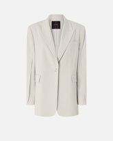 Flowing jacket with slits - | Pinko