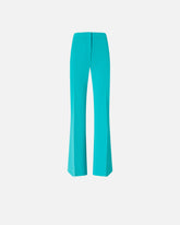 Trousers with pressed pleat detail - | Pinko