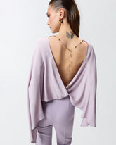 Long playsuit with exposed back and jewel necklace - | Pinko