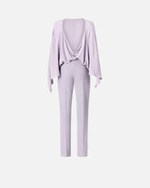Long playsuit with exposed back and jewel necklace - | Pinko
