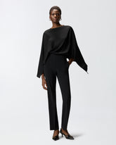 Long playsuit with exposed back and jewel necklace - | Pinko