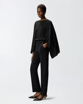 Long playsuit with exposed back and jewel necklace - | Pinko