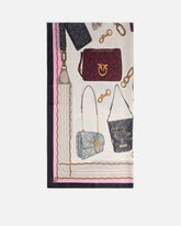 Tuch mit Taschenprint - | Pinko