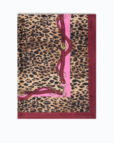 Scarf with spotted print - | Pinko