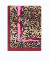 Scarf with spotted print - | Pinko