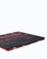 Stola jacquard con stampa check e scritta PINKO - Multicolore Rosso-Nero | Pinko