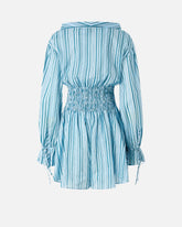 Striped cotton playsuit - | Pinko