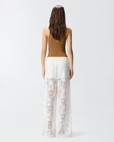 Hose aus floraler Rebrodé-Spitze - | Pinko