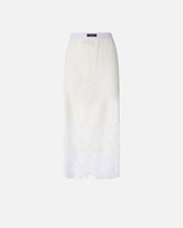 Midi skirt in lace with slits - | Pinko