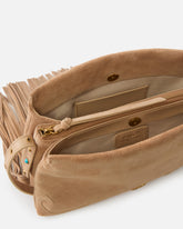 Petit sac à bandoulière One, Two, Three Bag en daim à franges - | Pinko