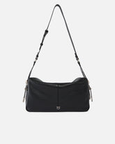 Mittelgroße Schultertasche Keeper Bag aus New Biker Leder - | Pinko